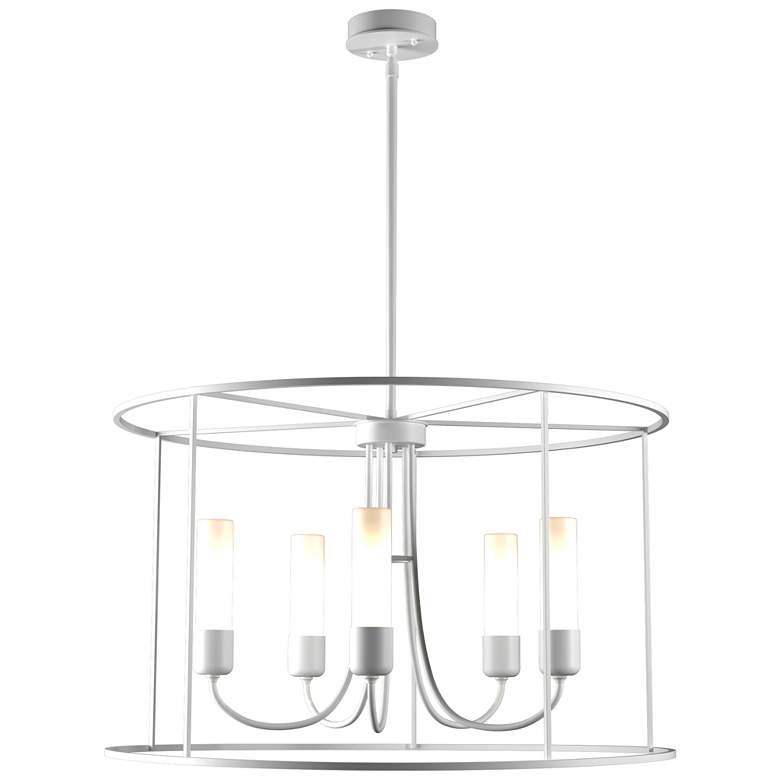 Image 1 Portico 32" Wide Coastal White Outdoor Pendant