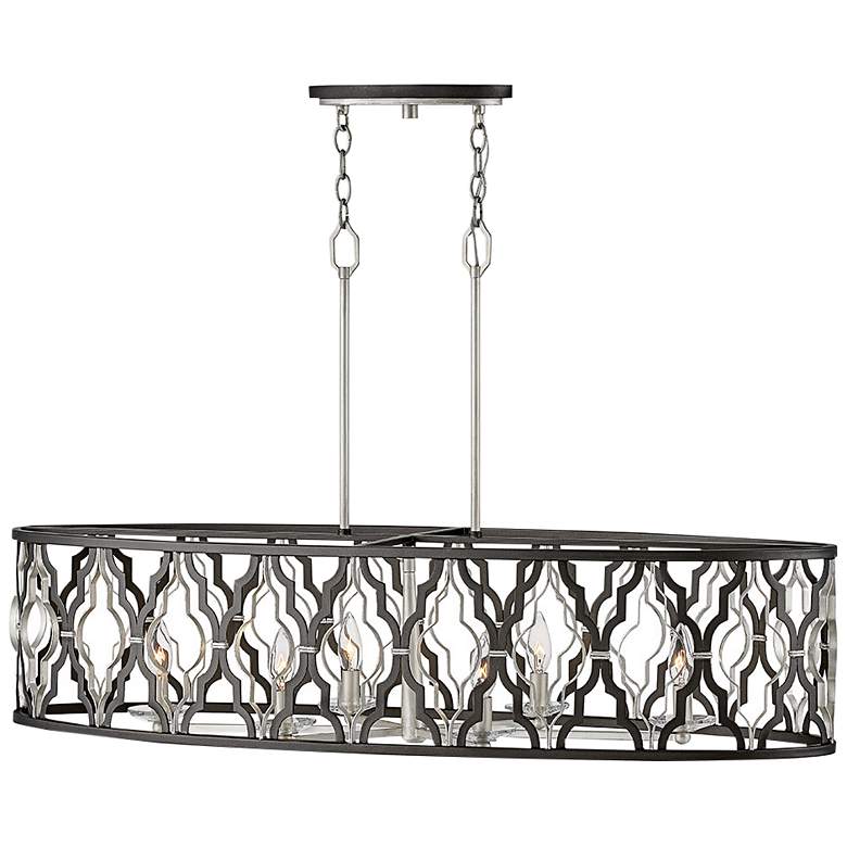 Image 1 Portico 42" Wide Silver Chandelier by Hinkley Lighting