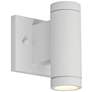 Portico 6 1/2" High Matte White LED Outdoor Wall Light