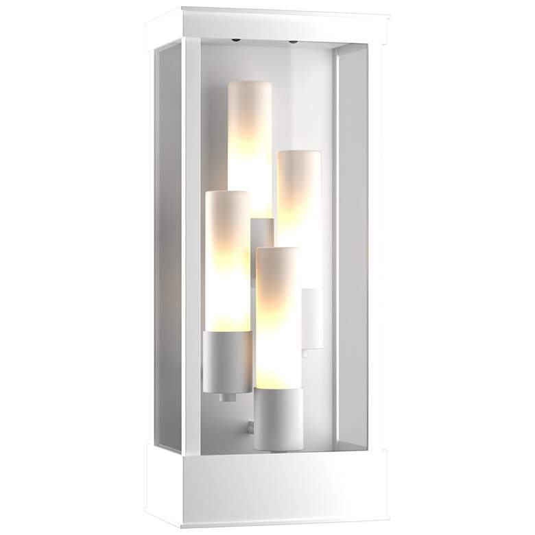 Image 1 Portico 9.8 inch High Large Coastal White Outdoor Sconce