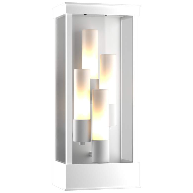 Image 1 Portico 9.8" High Large Coastal White Outdoor Sconce