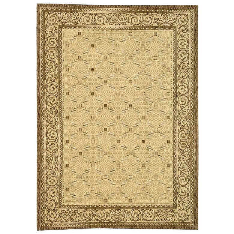 Image 3 Portico Collection Natural and Brown Indoor/Outdoor Area Rug more views