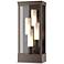Portico Large Outdoor Sconce - Bronze Finish - Opal Glass
