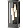 Portico Large Outdoor Sconce - Iron Finish - Opal Glass