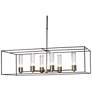 Portico Pendant - Gold - Smoke Accents - Clear Glass - Standard Height