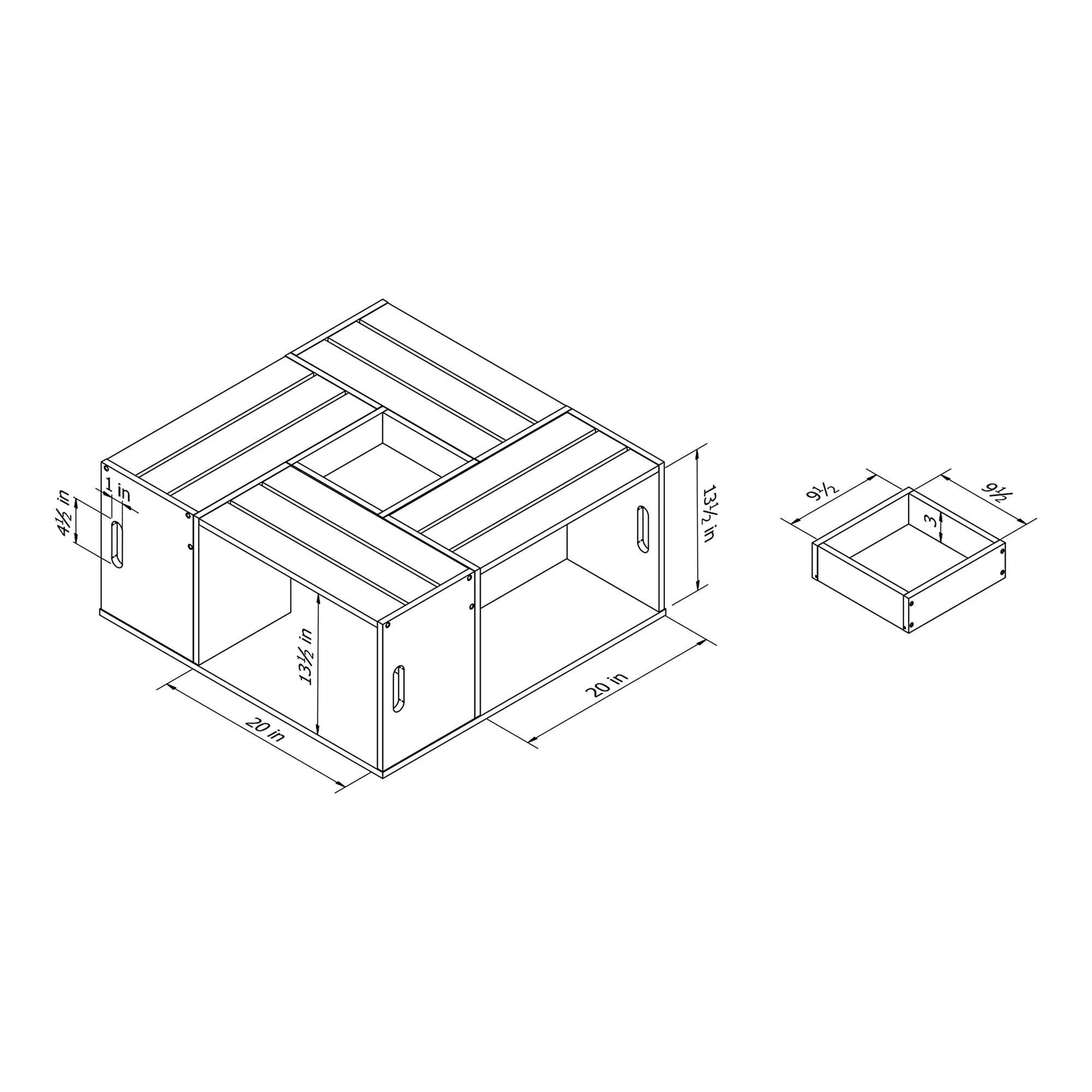 Portins 31 1/2" Square Rustic Espresso Wood Coffee Table