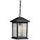 Portland 13 1/2"H Oil-Rubbed Bronze Outdoor Hanging Light