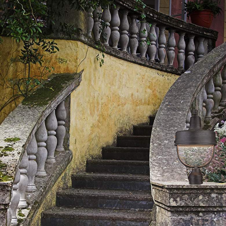 Image 3 Portland 17 1/2" High Dark Sky Pewter Finish Outdoor Post Light more views