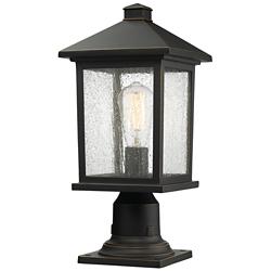Portland 18" High Oil-Rubbed Bronze Outdoor Pier Mount Light
