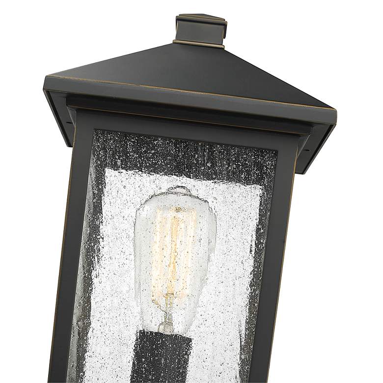 Image 4 Portland 18" High Oil-Rubbed Bronze Outdoor Pier Mount Light more views