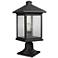 Portland 20 1/2" High Oil-Rubbed Bronze Outdoor Pier Light
