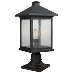 Portland 20 1/2" High Oil-Rubbed Bronze Outdoor Pier Light