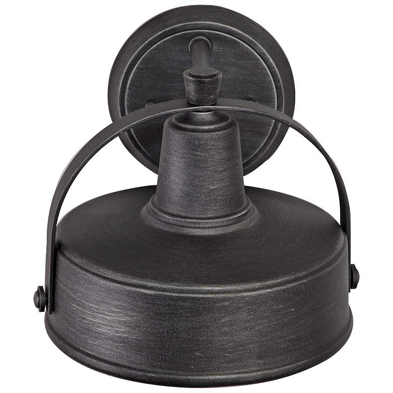 Image 6 Portland 8 1/4" High Weathered Pewter Outdoor Wall Light more views