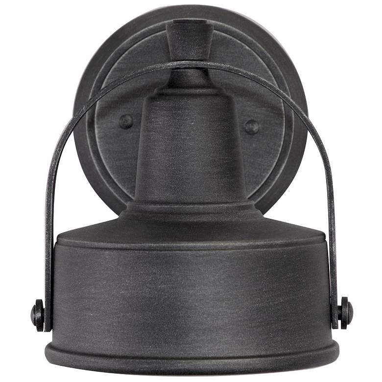 Image 5 Portland 8" High Weathered Pewter Outdoor Wall Light more views