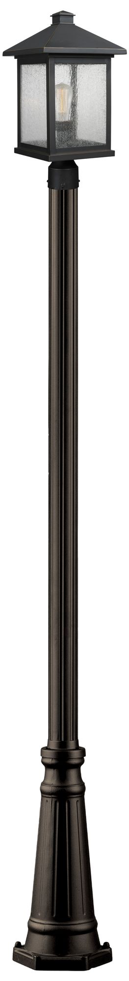 Portland by Z-Lite Oil Rubbed Bronze 112.25 inch 1 Light Outdoor Post Light