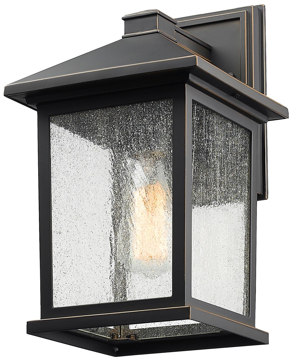 Image 4 Portland by Z-Lite Oil Rubbed Bronze 14 inch 1 Light Outdoor Wall Light more views