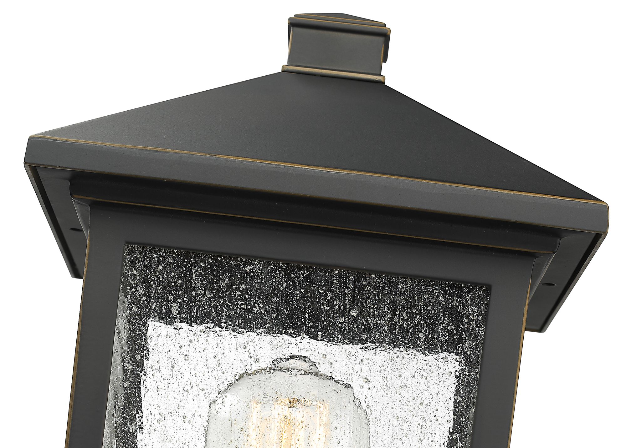 Image 4 Portland by Z-Lite Oil Rubbed Bronze 16 inch 1 Light Post Mount Light more views