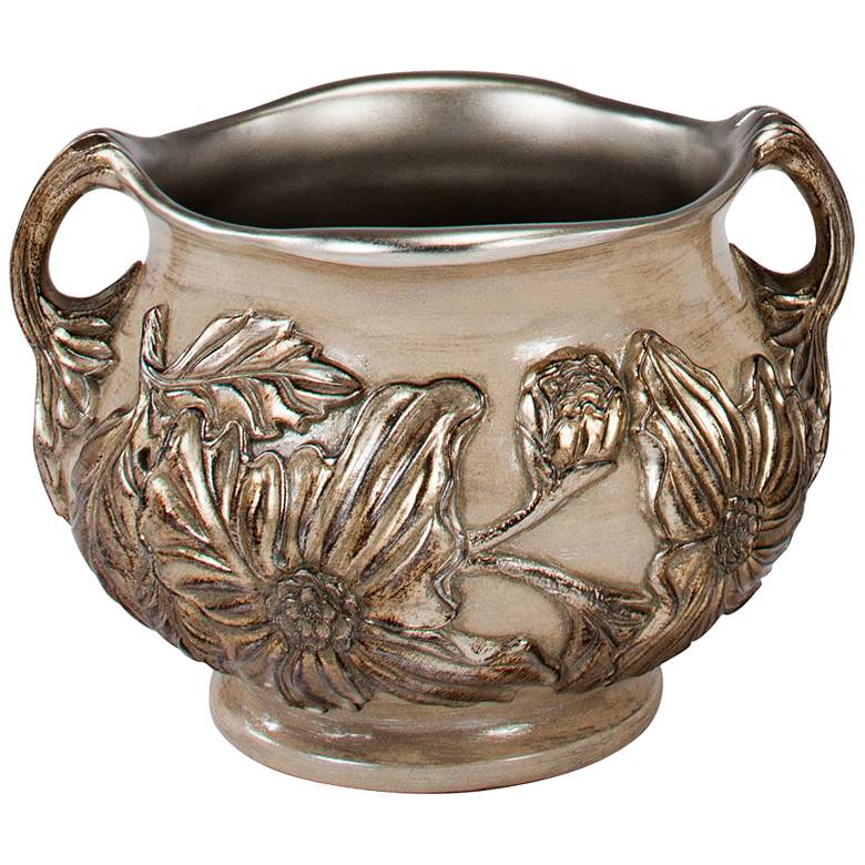 Image 1 Portnoy Floral Silver Centerpiece Bowl