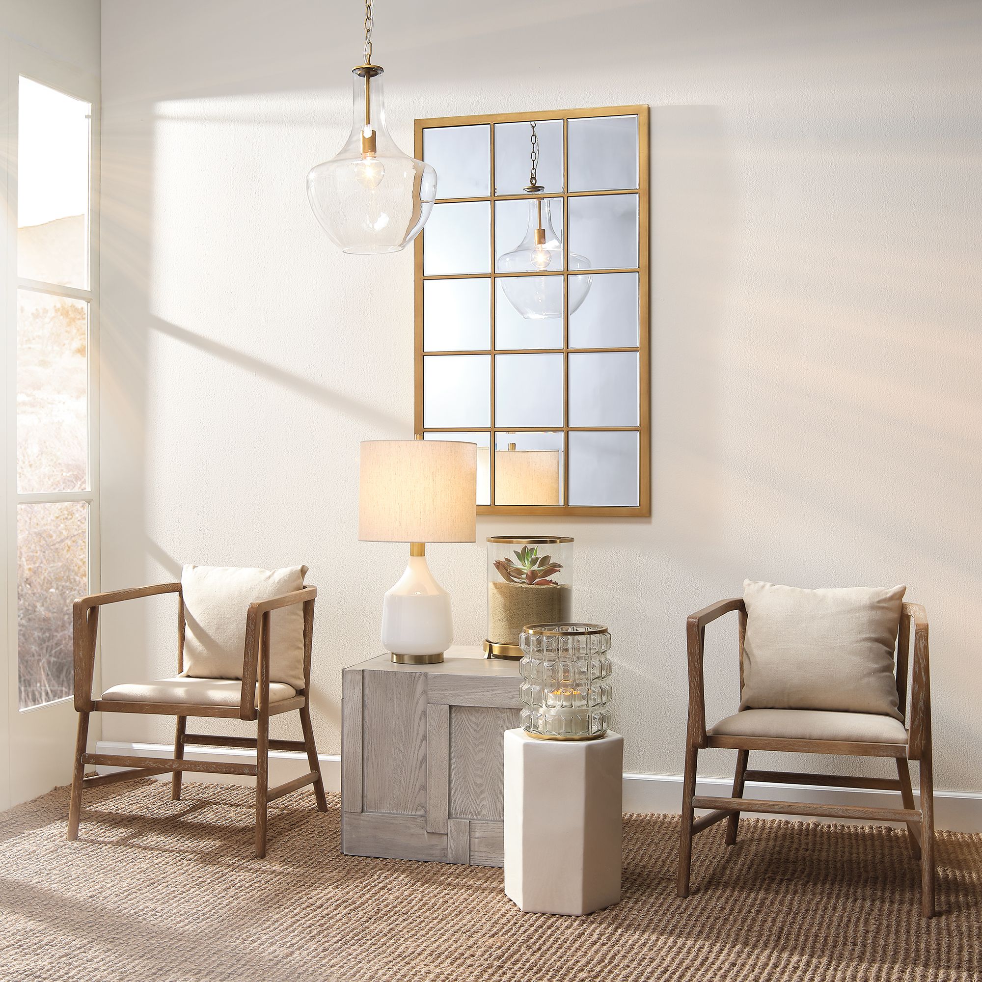 Image 6 Porto 11 1/2" Wide Ceramic Hexagonal Modern Side Table more views