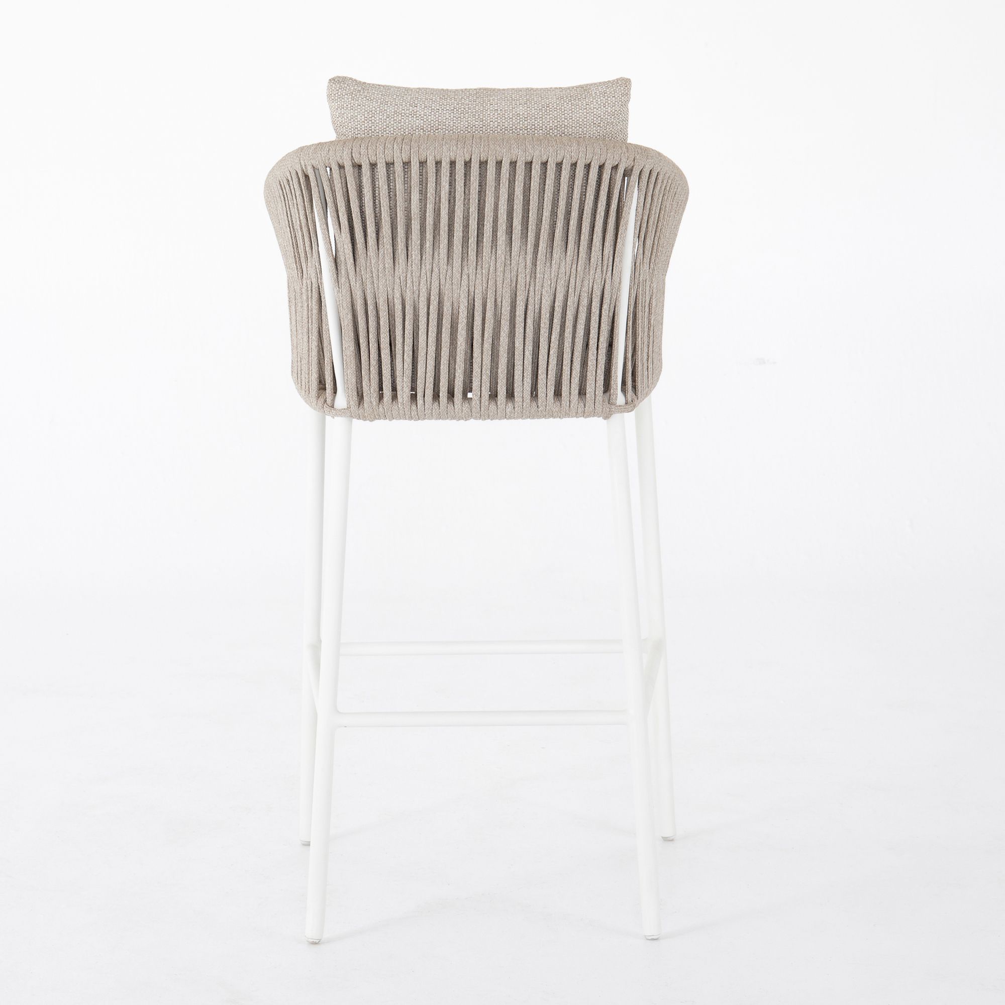 White outdoor stool hot sale