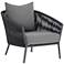 Porto Charcoal and Bronze Outdoor Chair