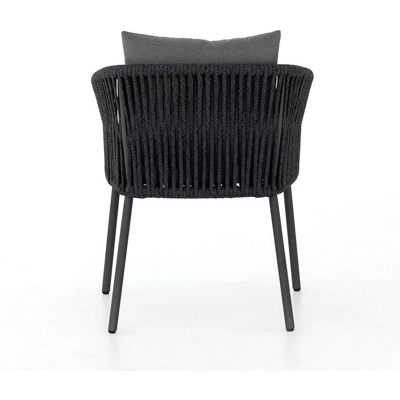Image 4 Porto Charcoal and Bronze Outdoor Dining Chair more views