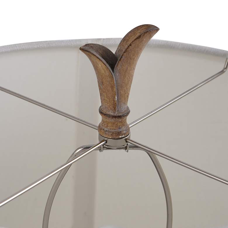 Image 3 Porto Natural Wood Sculptural Table Lamp more views