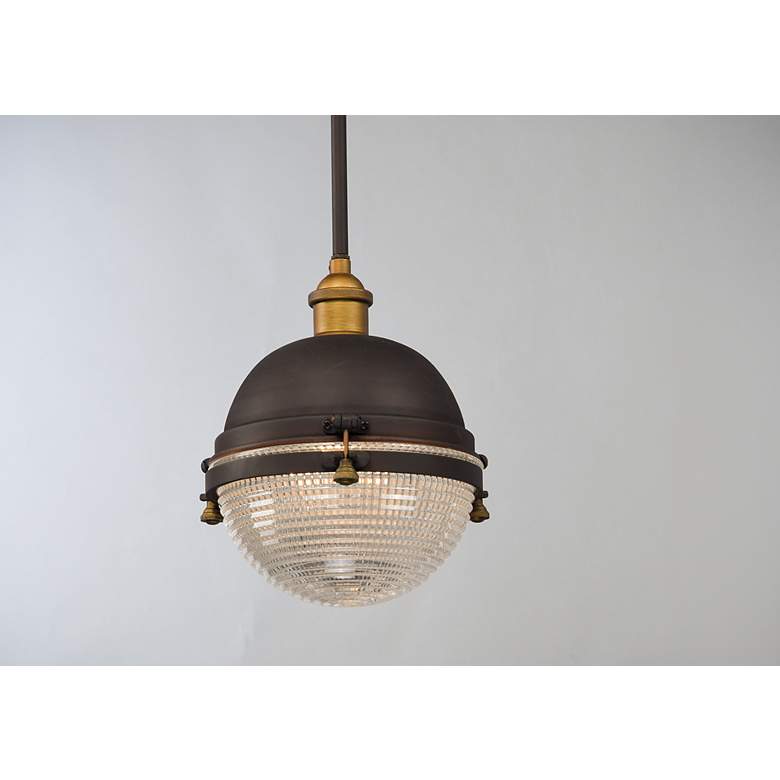 Image 3 Portside 10" High Oil-Rubbed Bronze Outdoor Hanging Light more views
