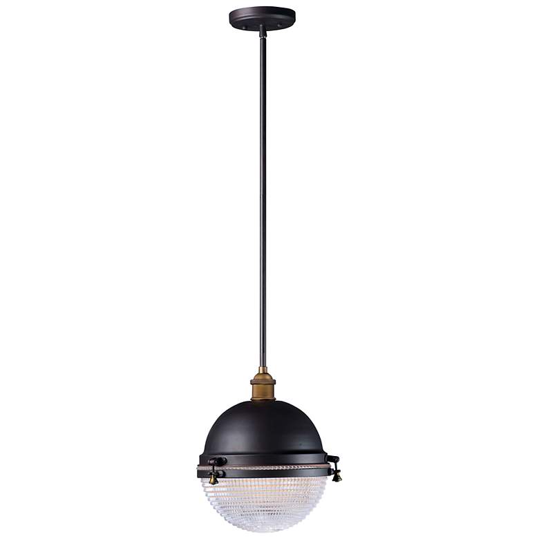 Image 1 Portside 13 1/4"H Oil-Rubbed Bronze Outdoor Hanging Light