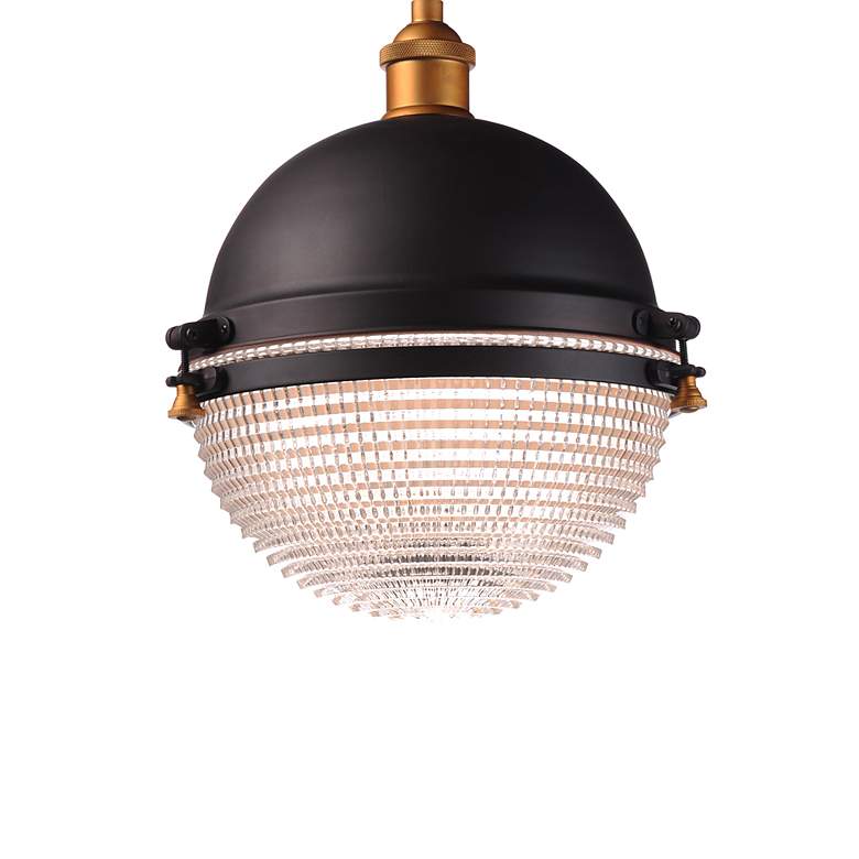 Image 3 Portside 13 1/4"H Oil-Rubbed Bronze Outdoor Hanging Light more views