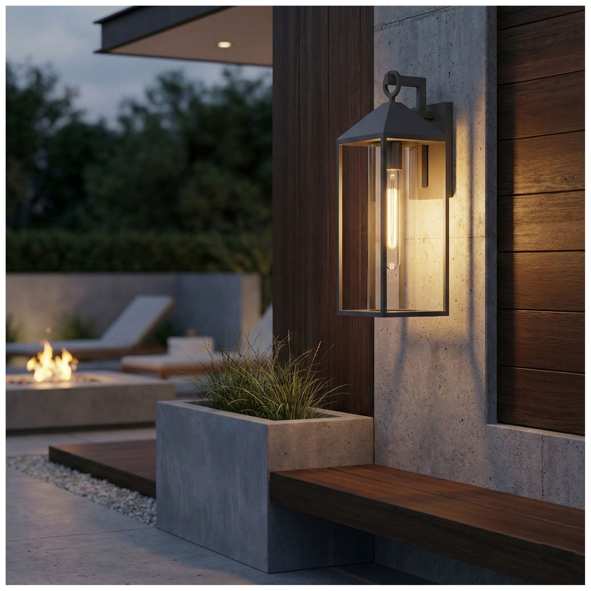 Image 5 Portside 14" High Black Outdoor Wall Sconce more views