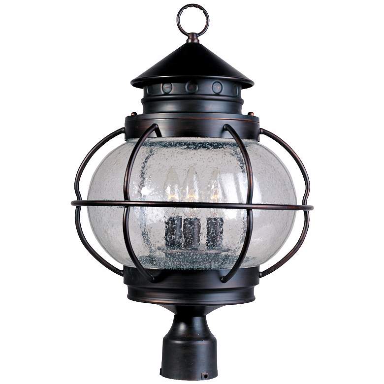 Image 3 Portsmouth 22 inch High Outdoor Post Lantern