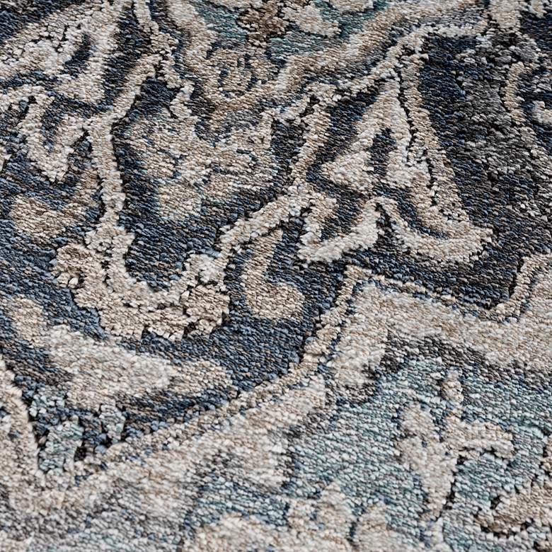 Image 3 Portsmouth Ancient 40460 7'10"x10'6" Land Blue Area Rug more views