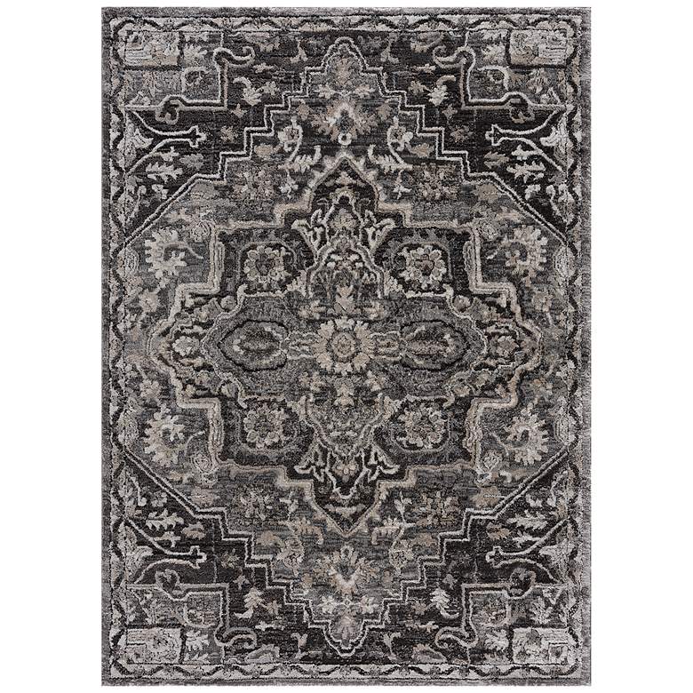Image 2 Portsmouth Ancient 40472 7'10"x10'6" Land Gray Area Rug
