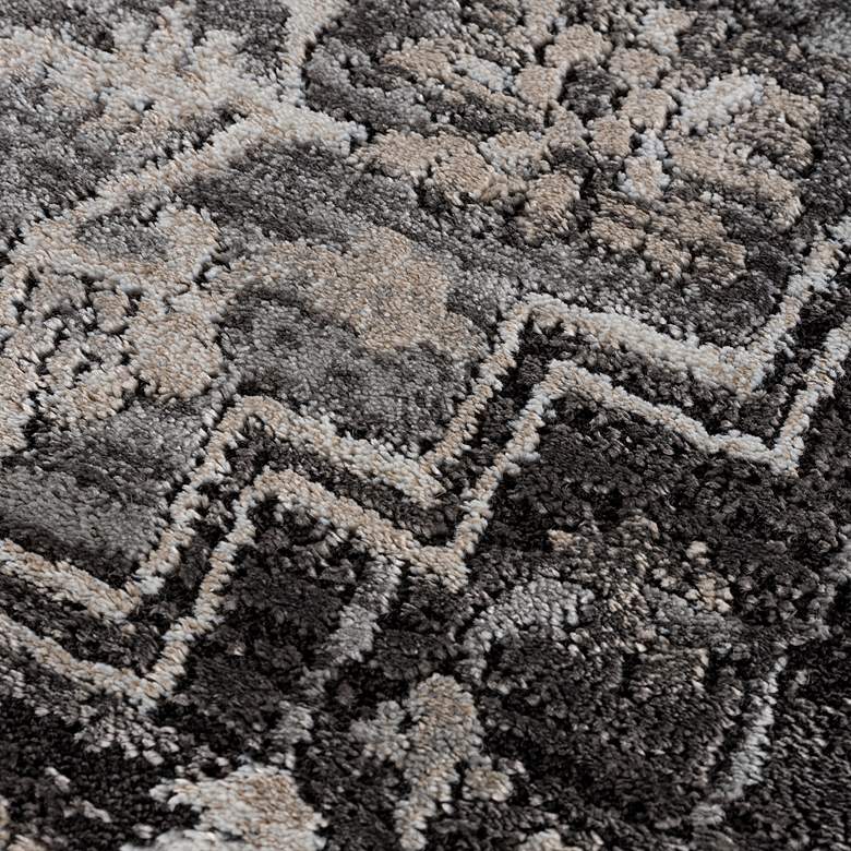 Image 3 Portsmouth Ancient 40472 7'10"x10'6" Land Gray Area Rug more views
