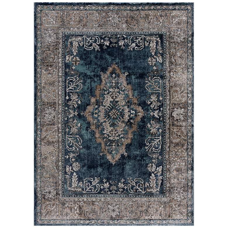 Image 2 Portsmouth Home 40160 7'10"x10'6" Sky Blue Area Rug