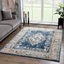 1_Portsmouth Home 40160 7'10"x10'6" Sky Blue Area Rug