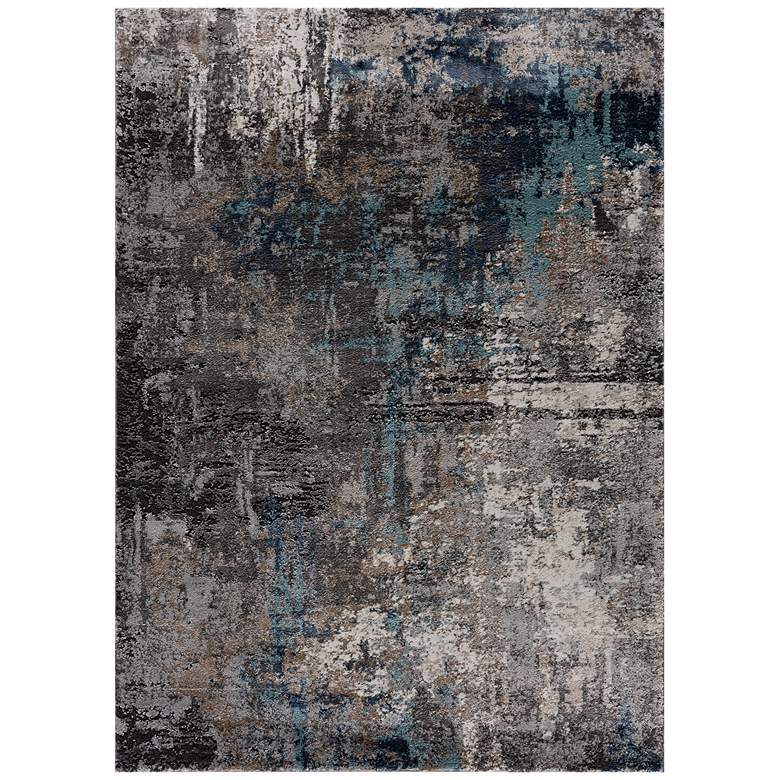 Image 2 Portsmouth Modern 40360 7'10"x10'6" Fusion Blue Area Rug