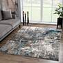1_Portsmouth Modern 40360 7'10"x10'6" Fusion Blue Area Rug