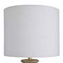Portsmouth Round Molded Textured Gold Vase Table Lamp