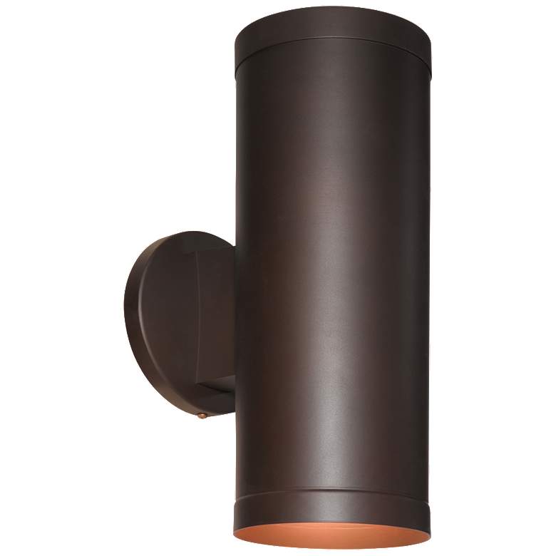 Image 1 Poseidon - Outdoor LED Wallwasher - Bronze - Clear