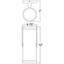 2_Poseidon - Outdoor LED Wallwasher - Satin - Clear more views