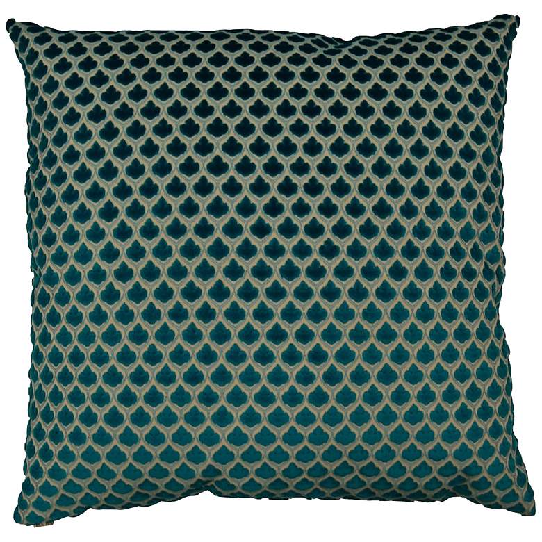 Image 1 Posh Turquoise 24 inch Square Decorative Throw Pillow