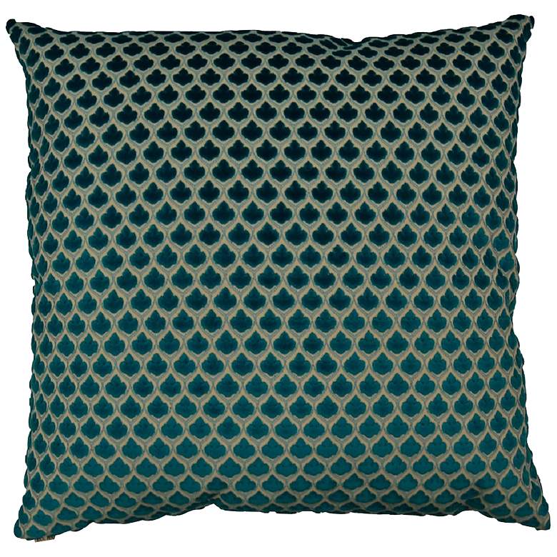 Image 1 Posh Turquoise 24" Square Decorative Throw Pillow