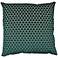 Posh Turquoise 24" Square Decorative Throw Pillow