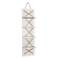 Positano Nautical Rope 4 Bottle Wine Rack White Wash