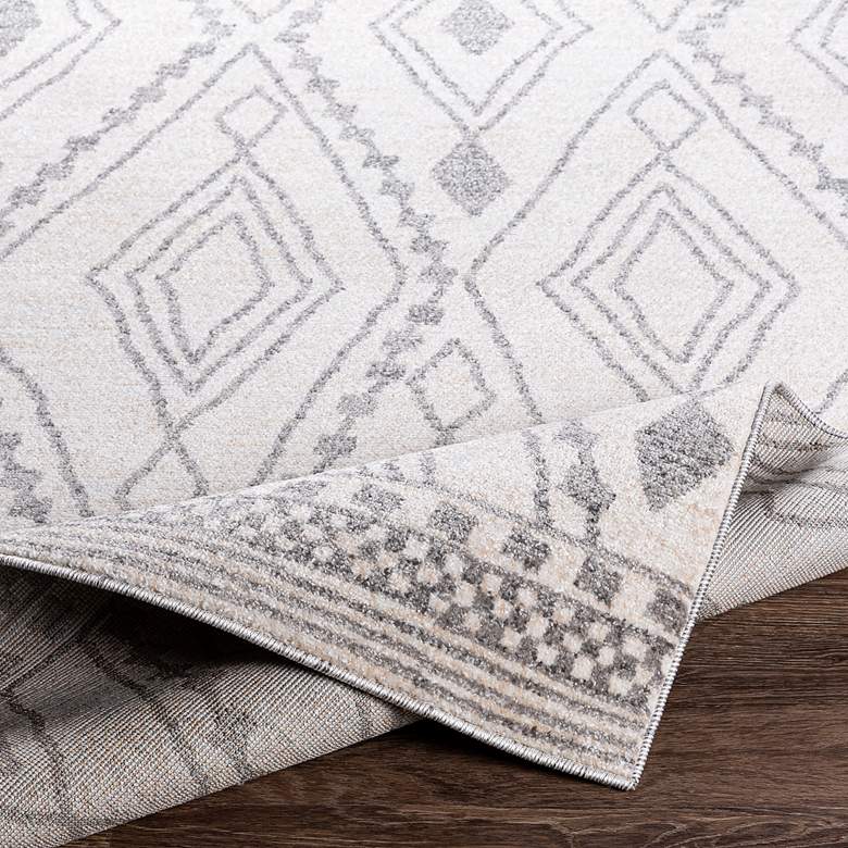 Image 3 Positano PSN-2303 5'3"x7'3" Charcoal and Ivory Area Rug more views