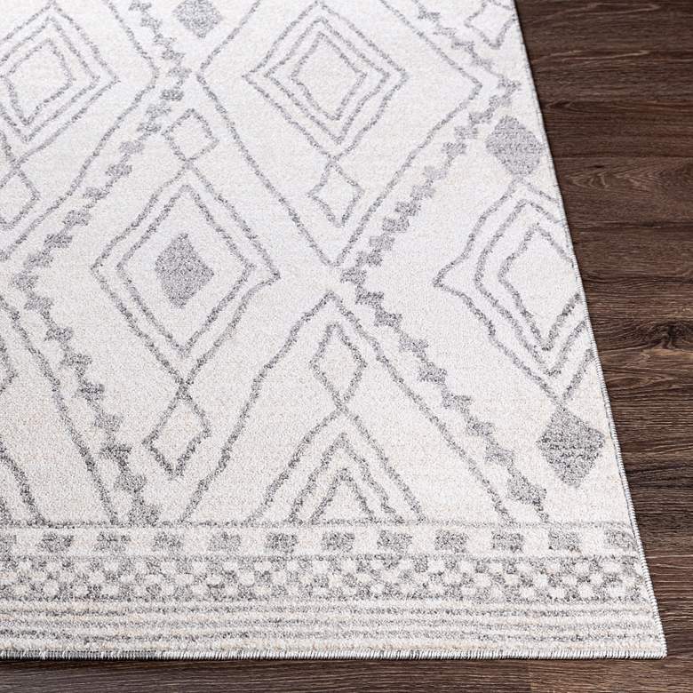 Image 4 Positano PSN-2303 5'3"x7'3" Charcoal and Ivory Area Rug more views