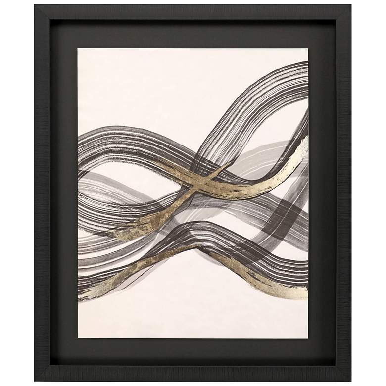 Image 1 Positive Negative IV 39" High Rectangular Framed Wall Art