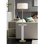 1_Possini Bellini 65" Faux Marble Floor Lamp with Tray Table and USB
